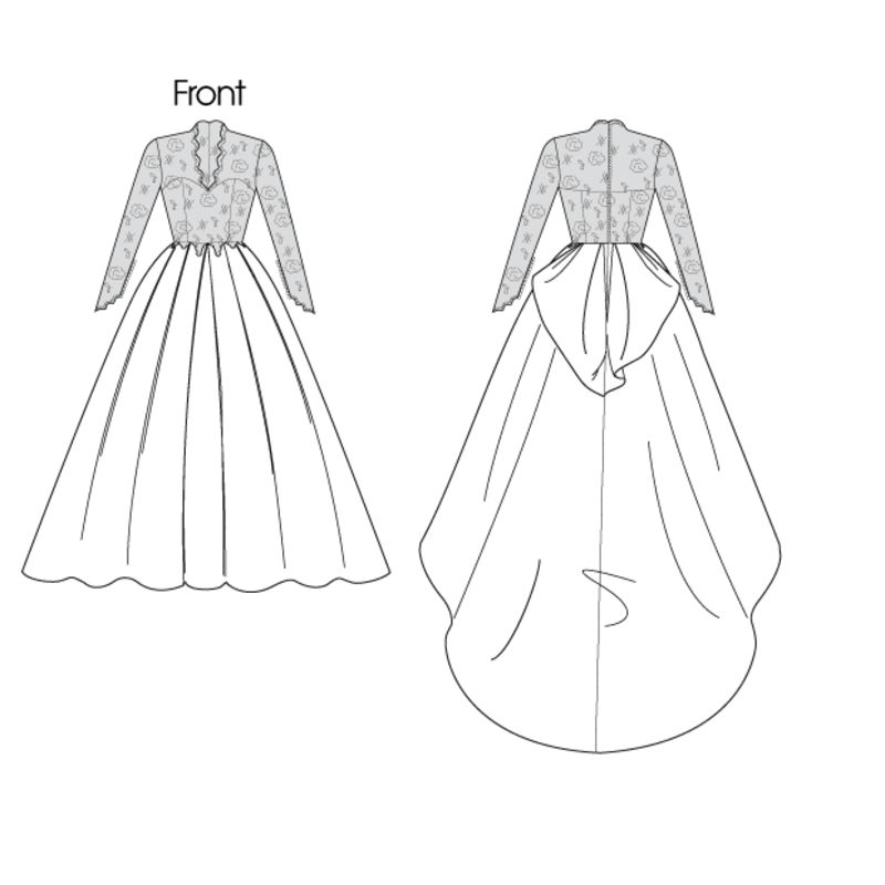 Patron Butterick 5731/A5 - Robe