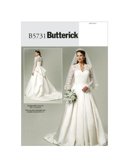 Patron Butterick 5731/A5 - Robe