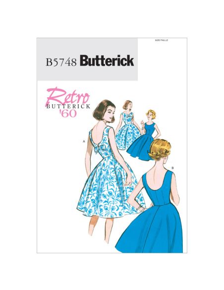 Patron Butterick 5748/A5 - Robe