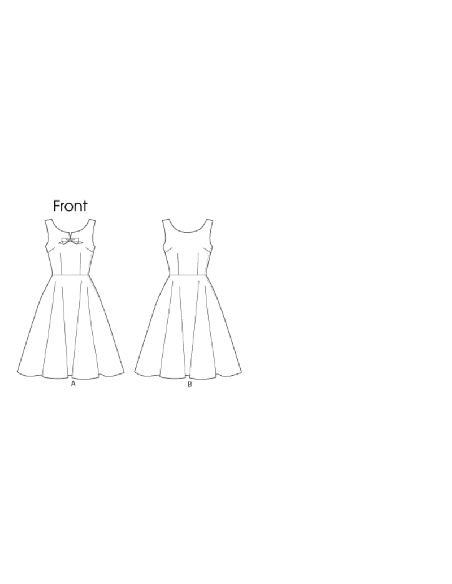 Patron Butterick 5748/A5 - Robe