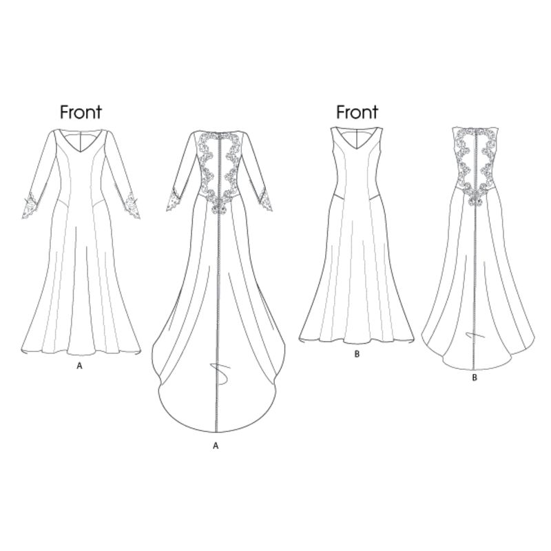 Patron Butterick 5779/AX5 - Robe