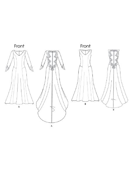 Patron Butterick 5779/AX5 - Robe
