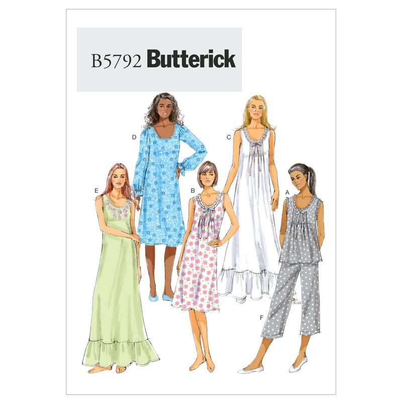 Patron Butterick 5792/Y - Haut, robe et pantalon