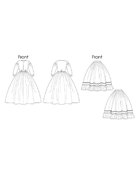 Patron Butterick 5831/B5 - Robe et jupon