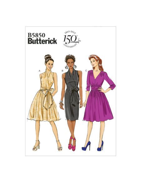 Patron Butterick 5850/B5 - Robe