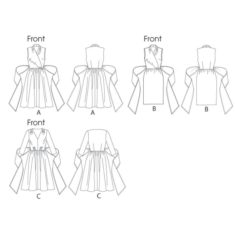 Patron Butterick 5850/B5 - Robe