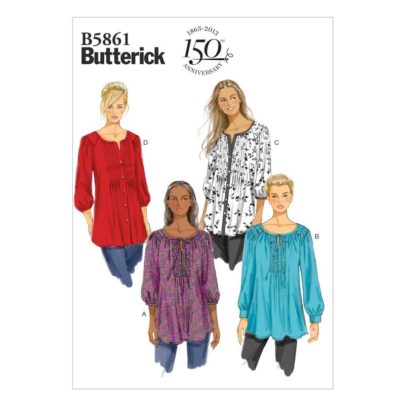 Patron Butterick 5861/B5 - Tunique