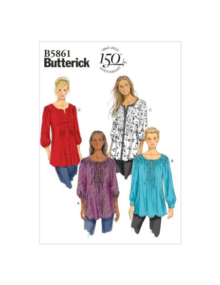 Patron Butterick 5861/B5 - Tunique