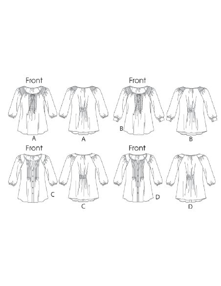 Patron Butterick 5861/B5 - Tunique