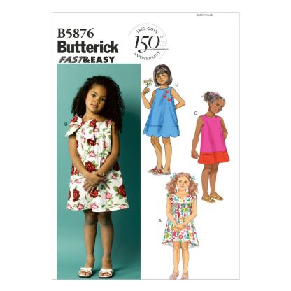 Patron Butterick 5876/CCB - Robe enfant