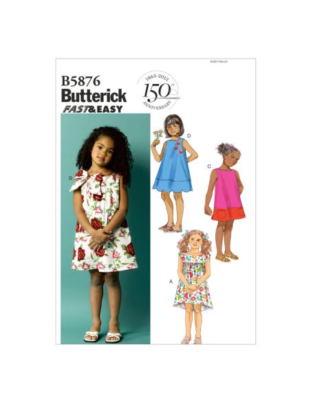 Patron Butterick 5876/CCB - Robe enfant
