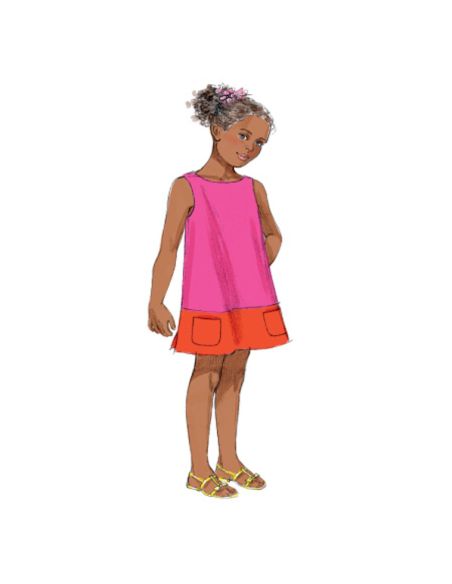 Patron Butterick 5876/CCB - Robe enfant