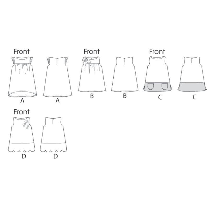 Patron Butterick 5876/CCB - Robe enfant