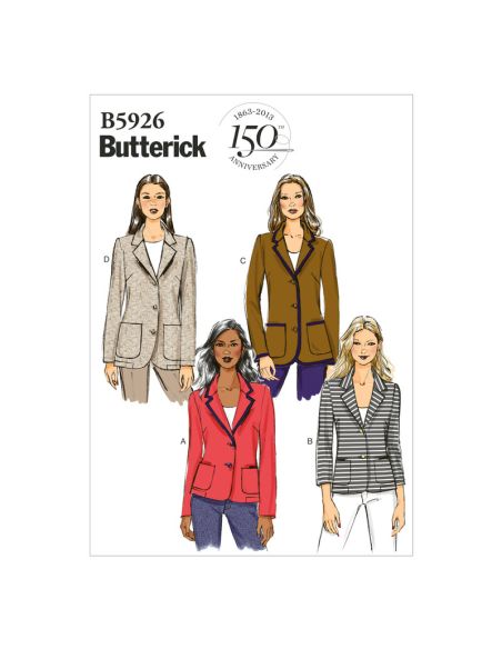 Patron Butterick 5926/B5 - Veste