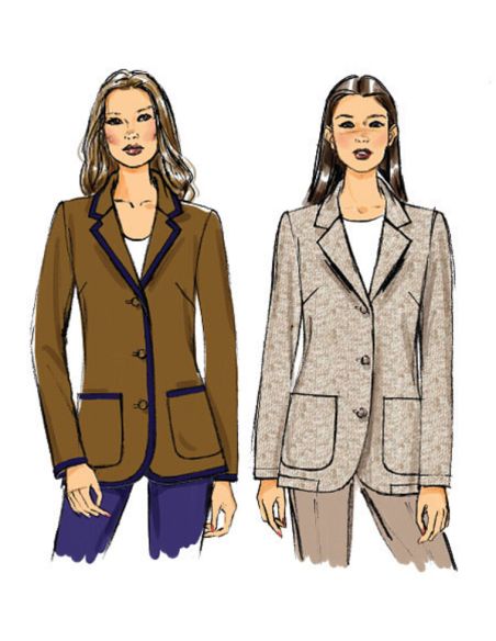 Patron Butterick 5926/B5 - Veste