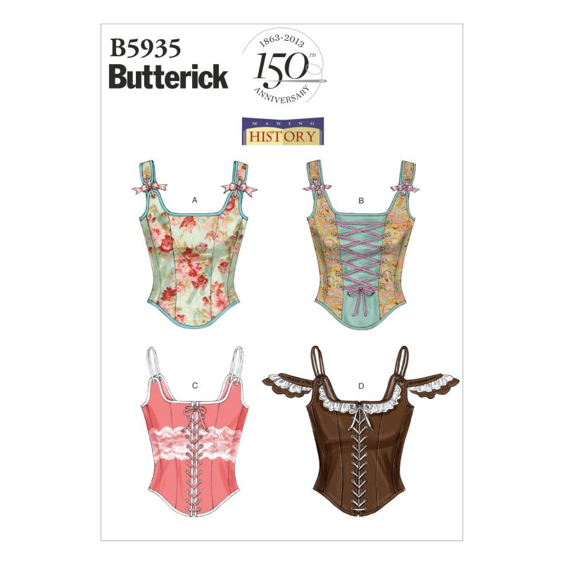 Patron Butterick 5935/AX5 - Corset