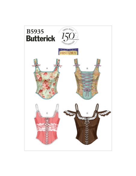 Patron Butterick 5935/AX5 - Corset