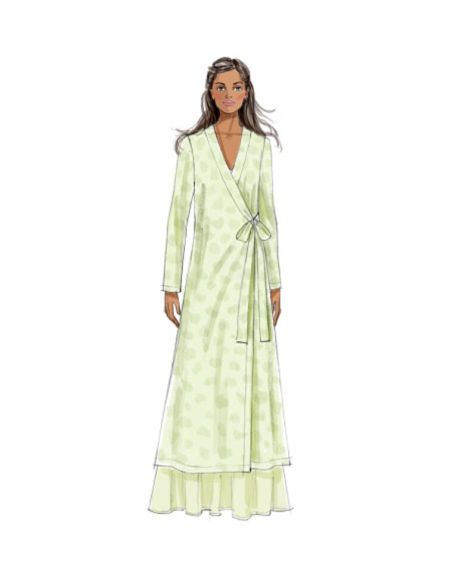 Patron Butterick 5963/A5 - Robe de chambre, haut, chemise de nuit, pantalon et sac à main