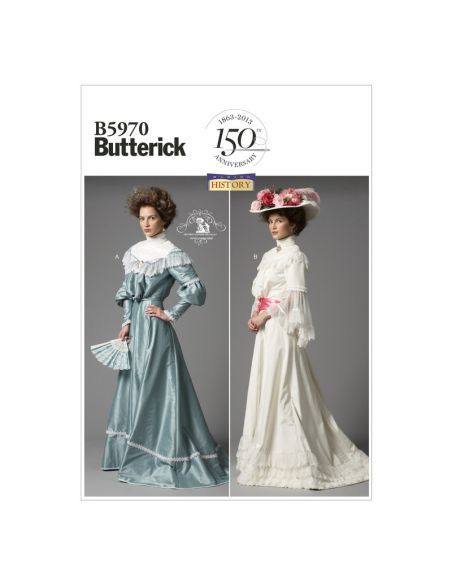 Patron Butterick 5970/B5 - Haut, jupe et ceinture
