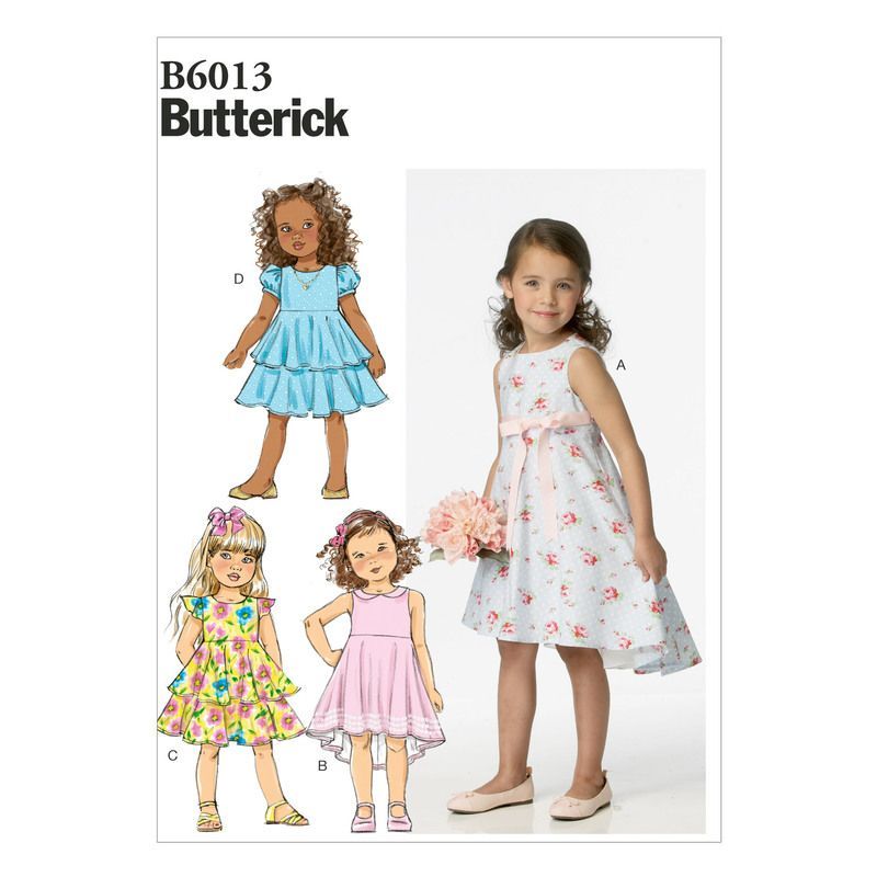 Patron Butterick 6013/CDD - Robe pour enfant