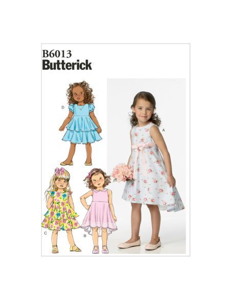 Patron Butterick 6013/CDD - Robe pour enfant
