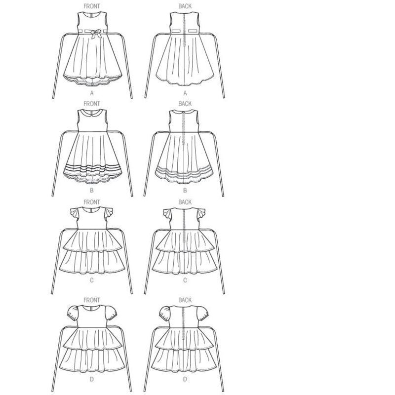 Patron Butterick 6013/CDD - Robe pour enfant