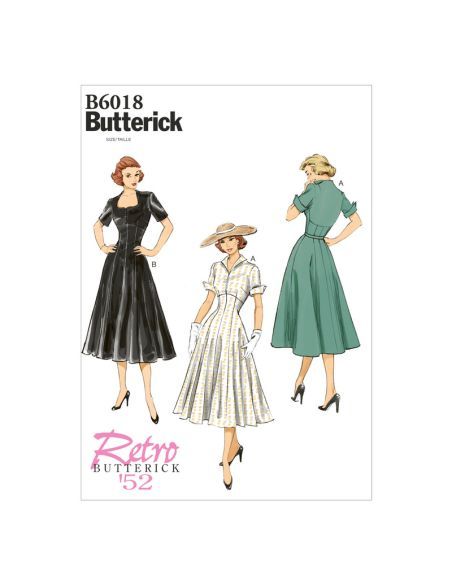 Patron Butterick 6018/A5 - Robe
