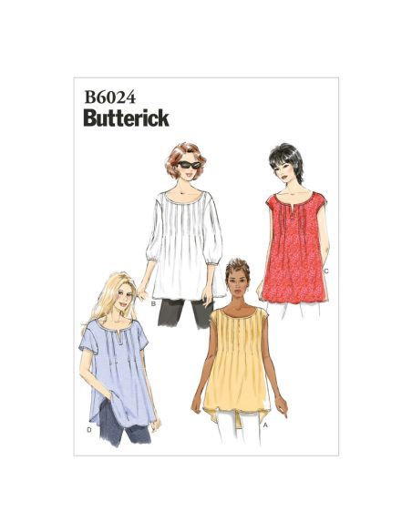 Patron Butterick 6024/Y - Haut