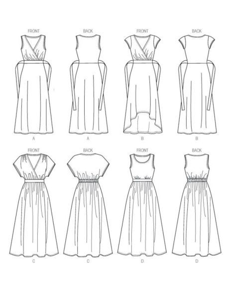 Patron Butterick 6051/B5 - Robe