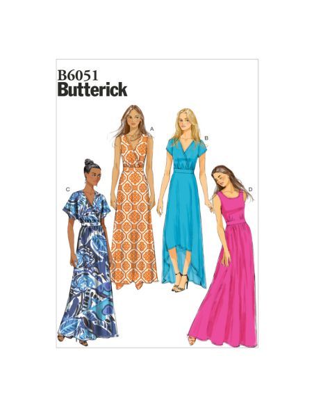 Patron Butterick 6051/B5 - Robe
