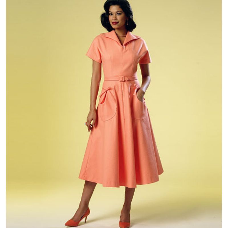 Patron Butterick 6055/A5 - Robe et ceinture
