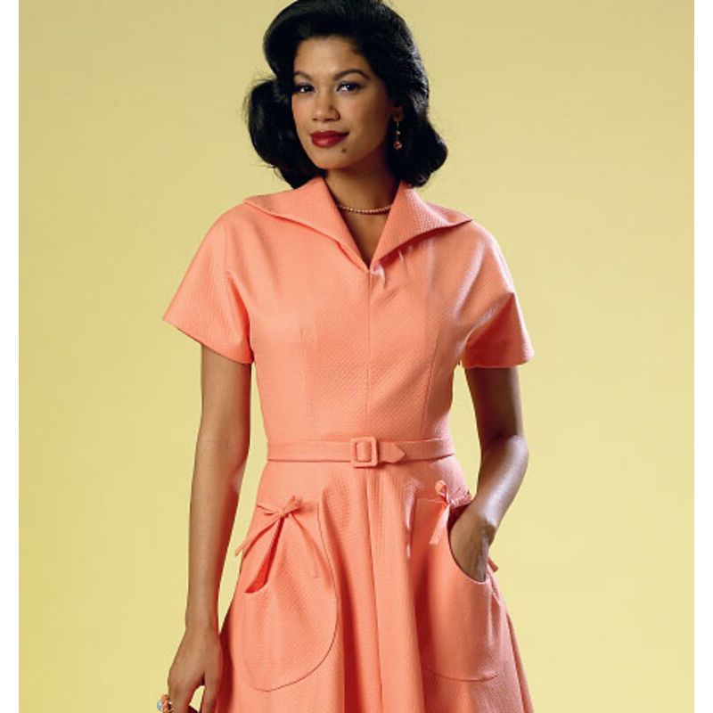 Patron Butterick 6055/A5 - Robe et ceinture