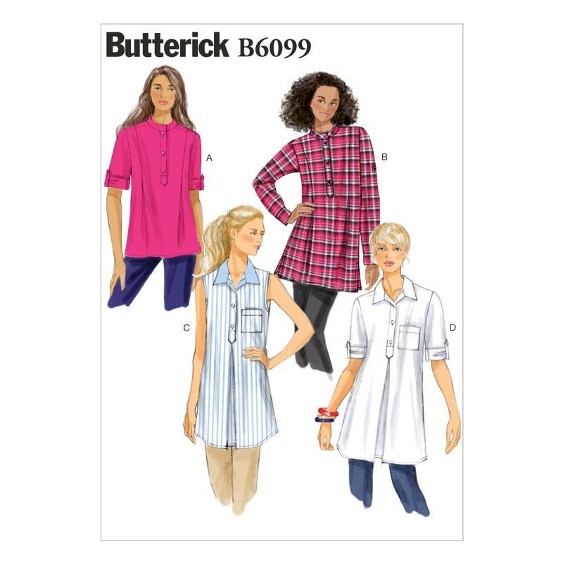 Patron Butterick 6099/Y - Tunique