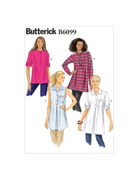 Patron Butterick 6099/Y - Tunique