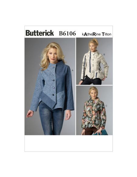 Patron Butterick 6106/Y - Veste
