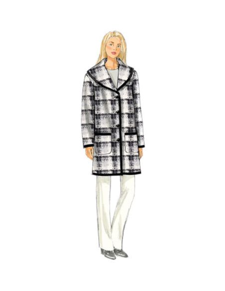 Patron Butterick 6107/Y - Manteau