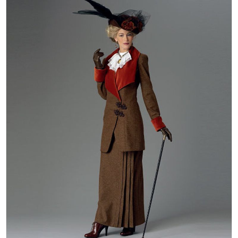 Patron Butterick 6108/A5 - Veste, bavette et jupe