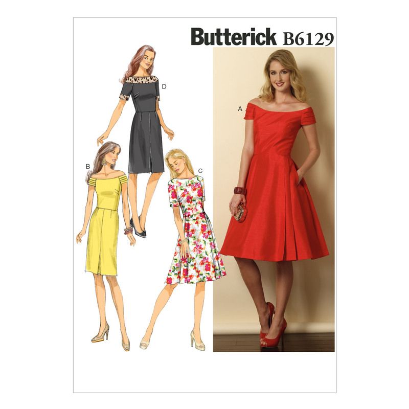 Patron Butterick 6129/A5 - Robe