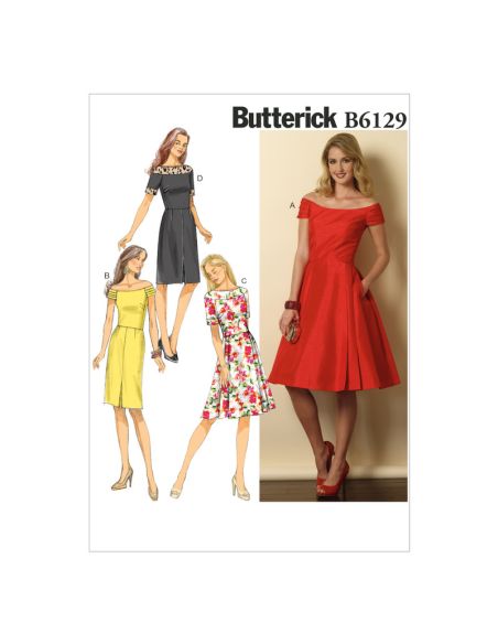 Patron Butterick 6129/A5 - Robe