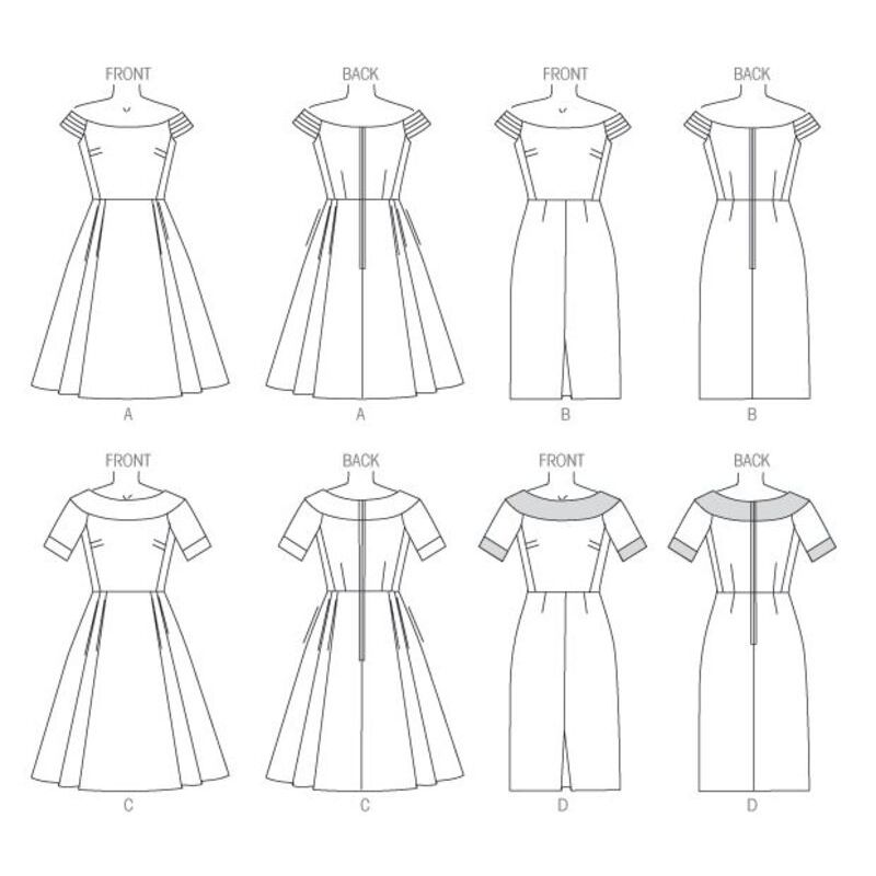 Patron Butterick 6129/A5 - Robe