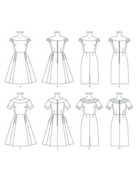 Patron Butterick 6129/A5 - Robe