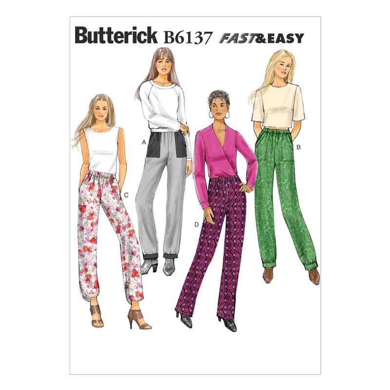 Patron Butterick 6137/A5 - Pantalon