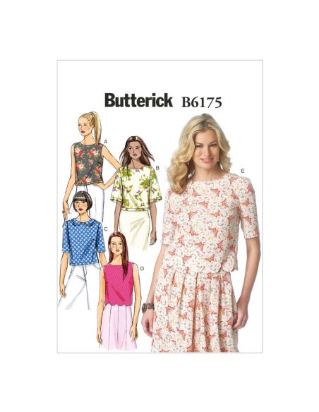 Patron Butterick 6175/A5 - Haut