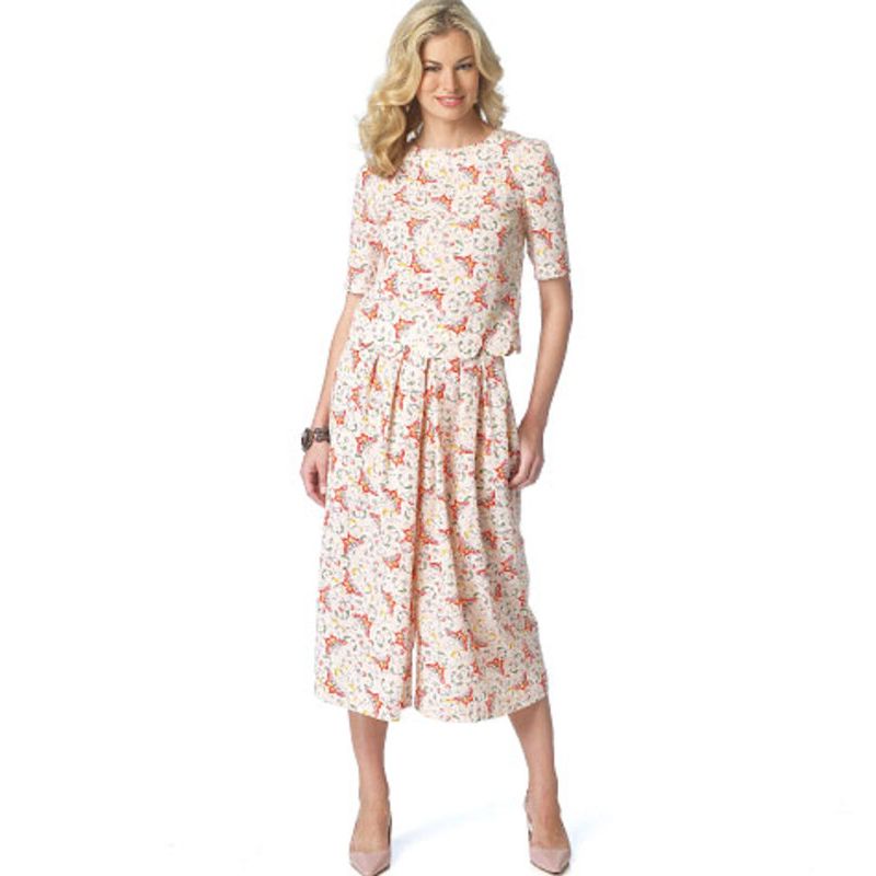 Patron Butterick 6178/A5 - Jupe-culotte