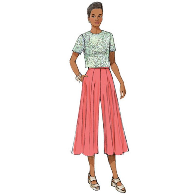 Patron Butterick 6179/A5 - Jupe et jupe-culotte