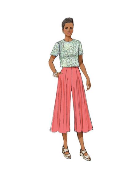Patron Butterick 6179/A5 - Jupe et jupe-culotte