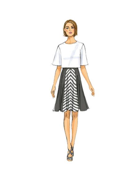 Patron Butterick 6179/A5 - Jupe et jupe-culotte