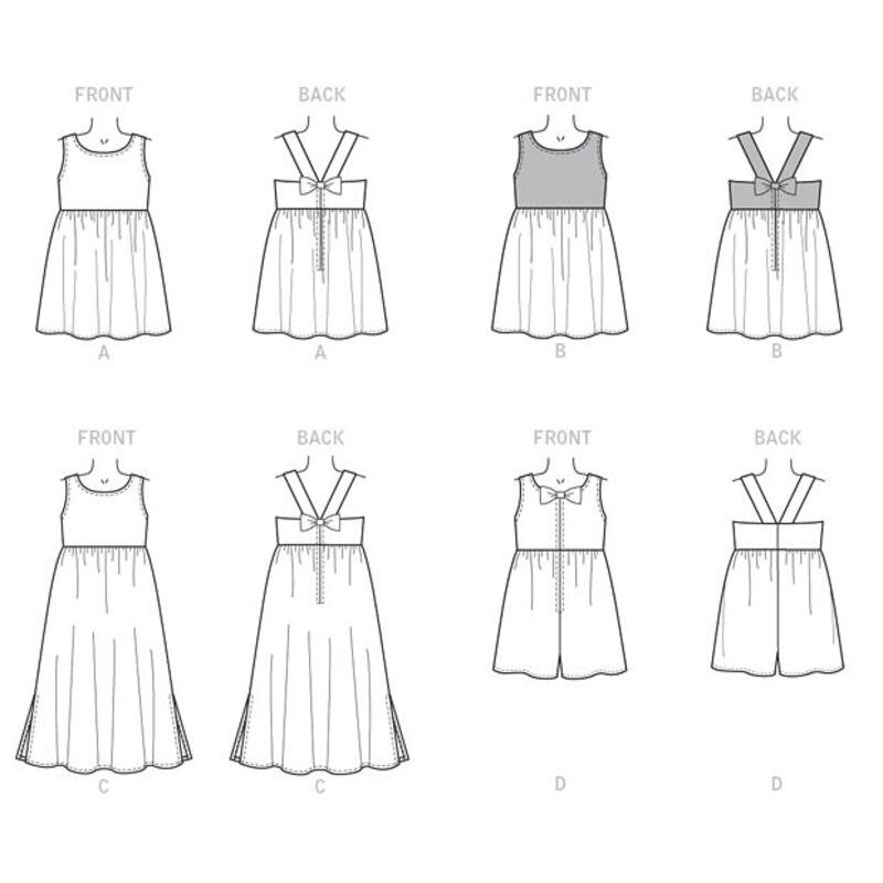 Patron Butterick 6202/CDD - Robe et jupe-culotte