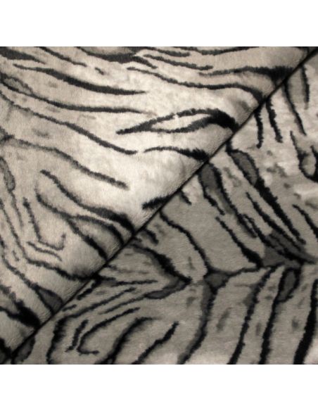 Fausse fourrure - Tigre gris