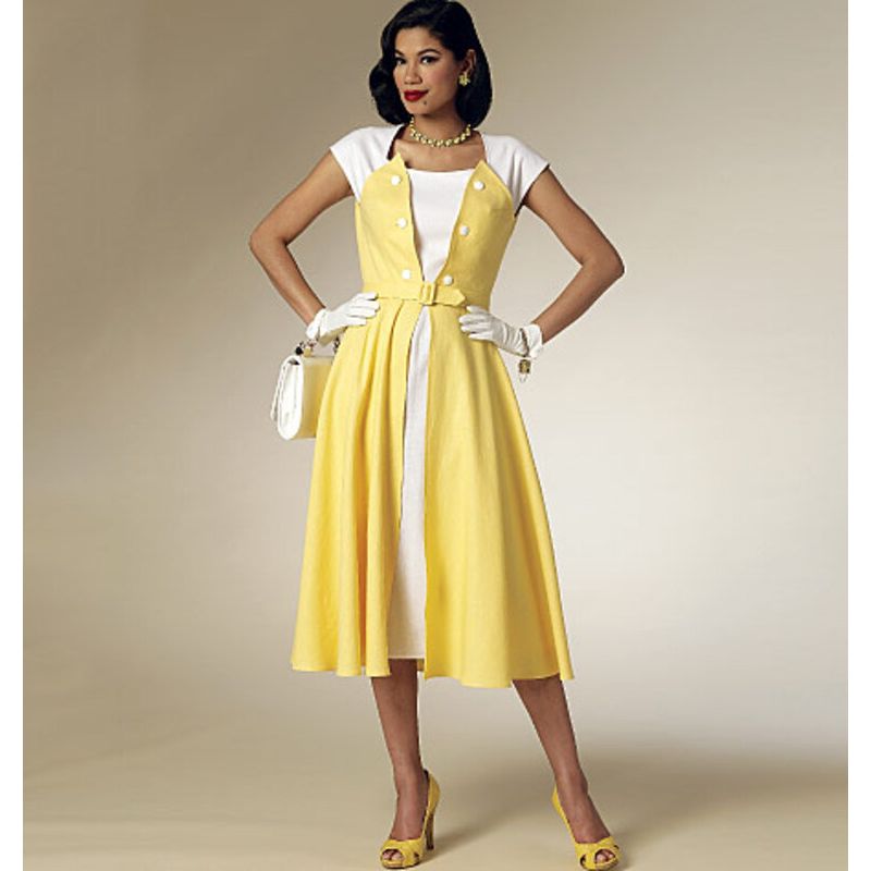 Patron Butterick 6211/A5 - Robe et ceinture